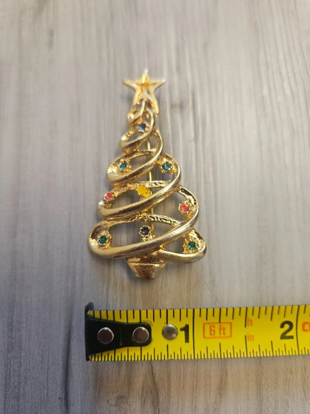 Vintage Spiral Swirl Open Christmas Tree 2.25